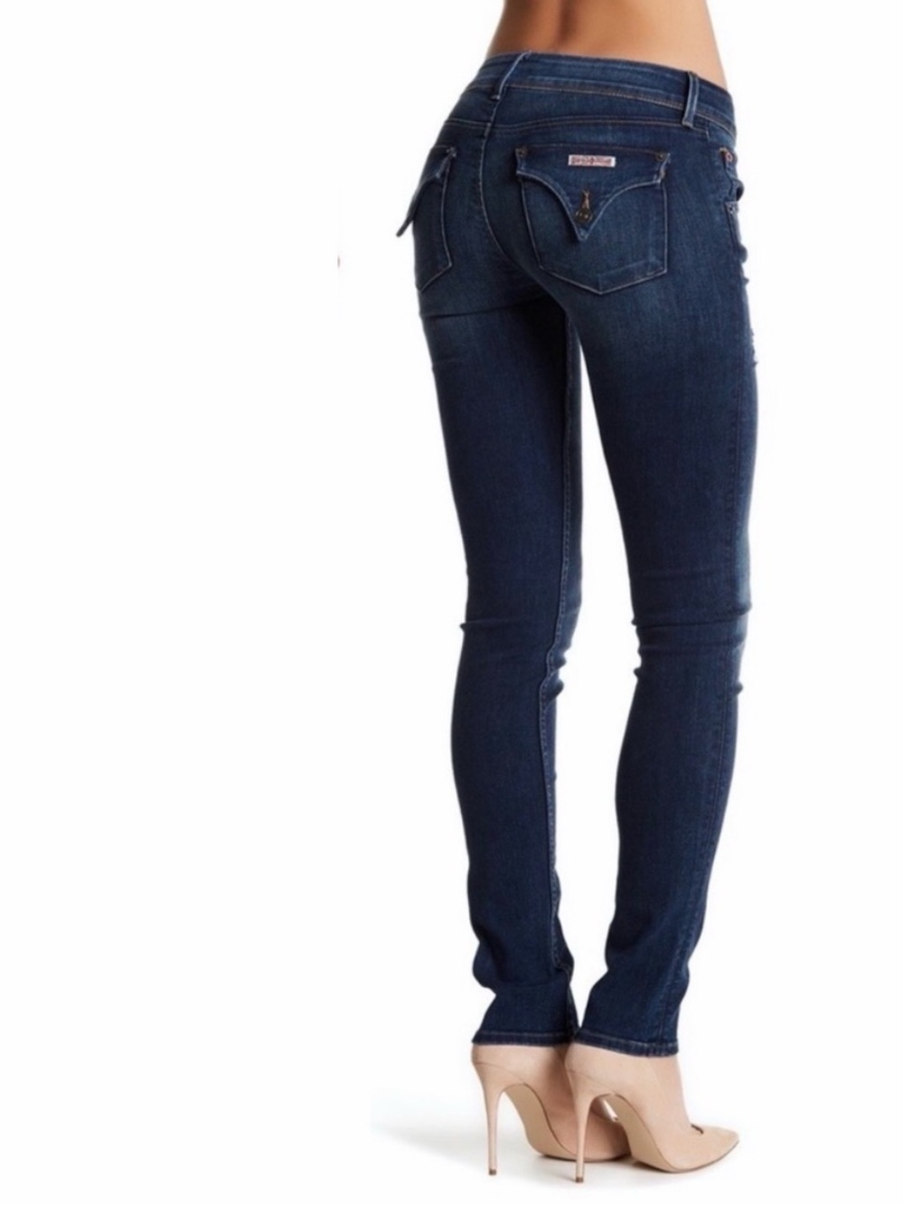 Hudson Collin Flap Mid Rise Skinny Jeans Sz 28 - Picture 1 of 17